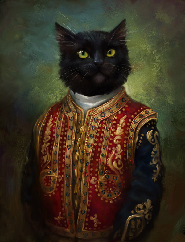 Classical cat portraits