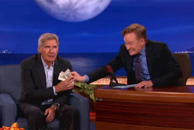 Harrison Ford Spills "Star Wars" Spoilers For $1,000