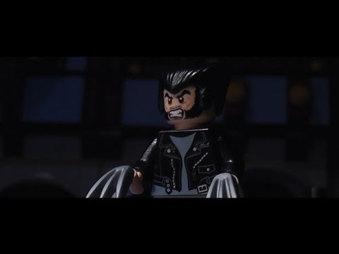 lego wolverine stop motion