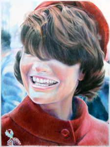 Long bangs portraits by Eric Yahnker