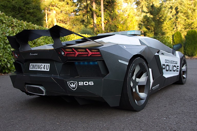 Lamborghini Aventador Police Car