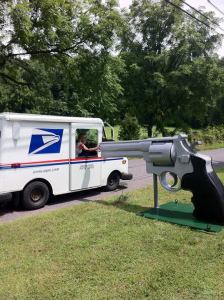 Gun Mailbox