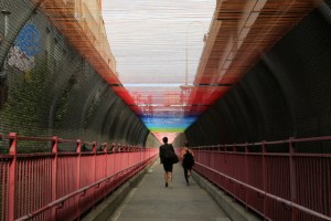 Williamsburg Bridge yarn rainbow by HOTTEA