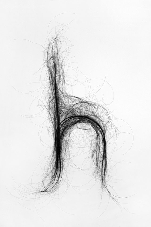 Typography Hair by Monique Goossens