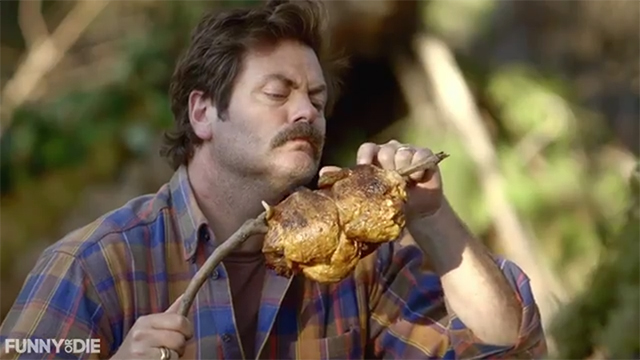 A Manly Day in the Life of Nick Offerman