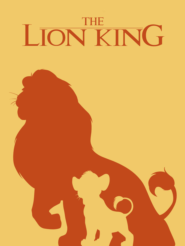 Minimalist Disney Posters