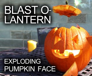 Exploding Pumpkin Face