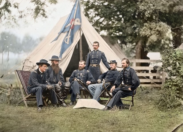 Colorized historical photos