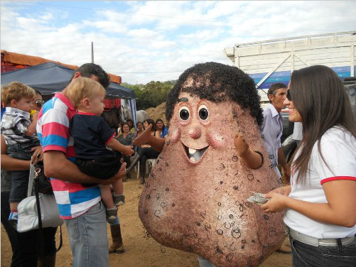 Mr Balls mascot