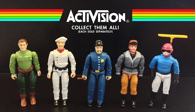 Custom Atari-Era Activision Figures