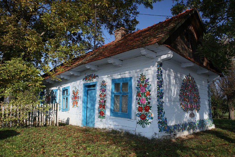 Zalipie painted village