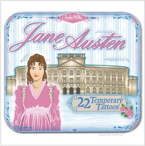 Jane Austen Temporary Tattoos