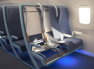 Morph, Clever Aircraft Seating Concept Has Adjustable Fabric-on-Frame Design