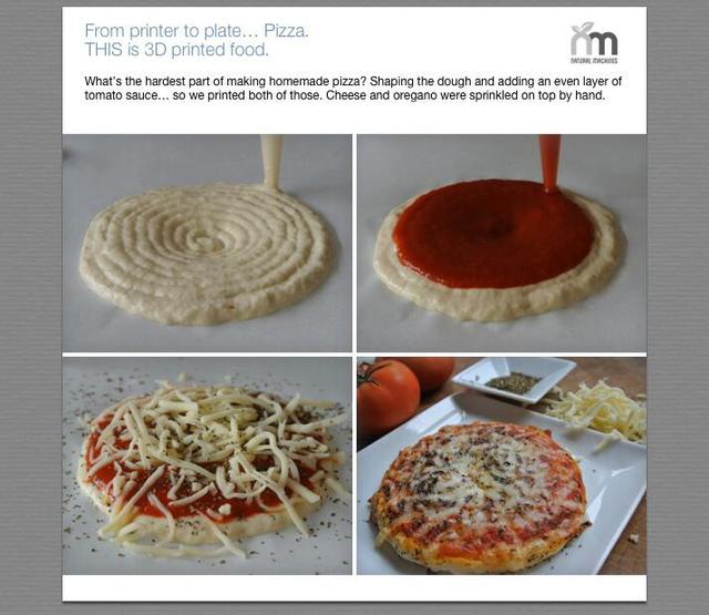 3D Printed Pizza