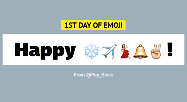 12 Days of Emoji