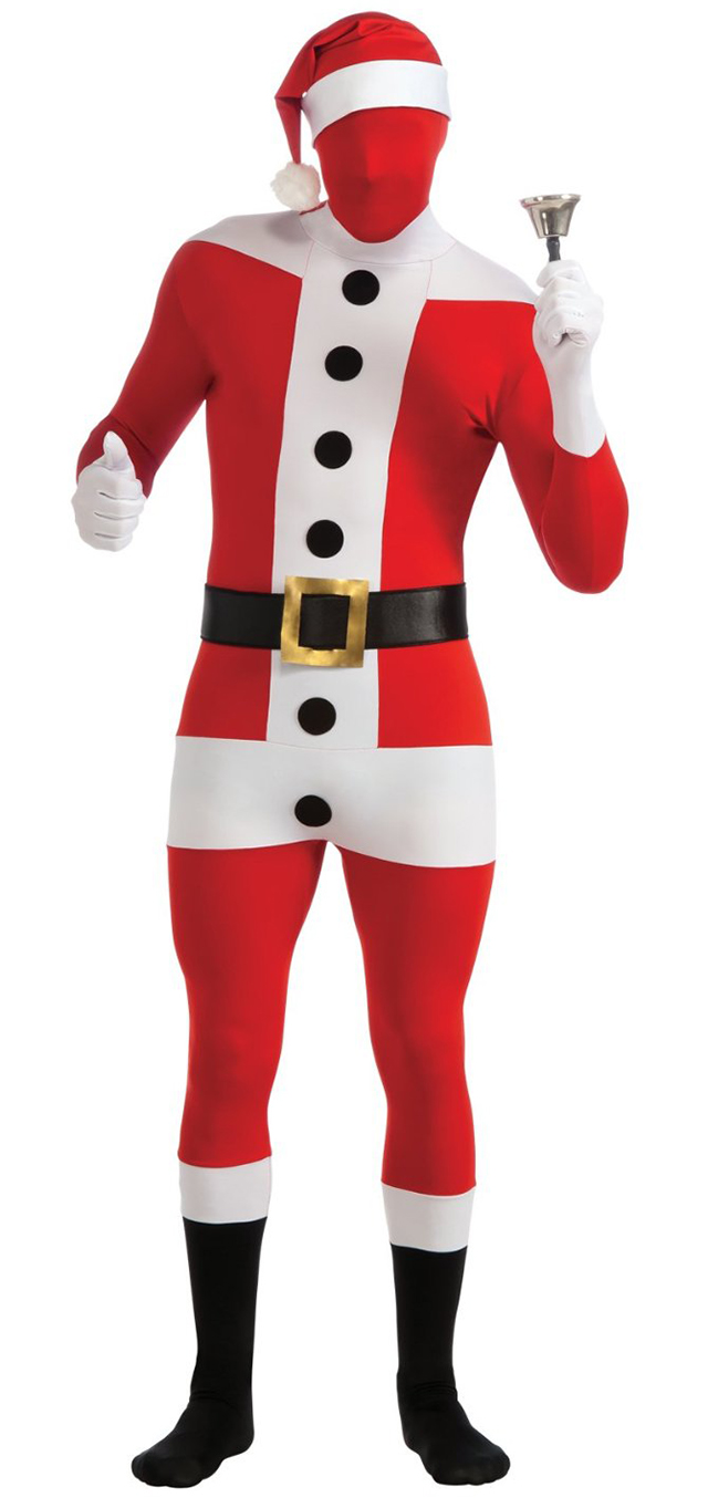 Skin-Tight Santa Claus Full Body Spandex Suit