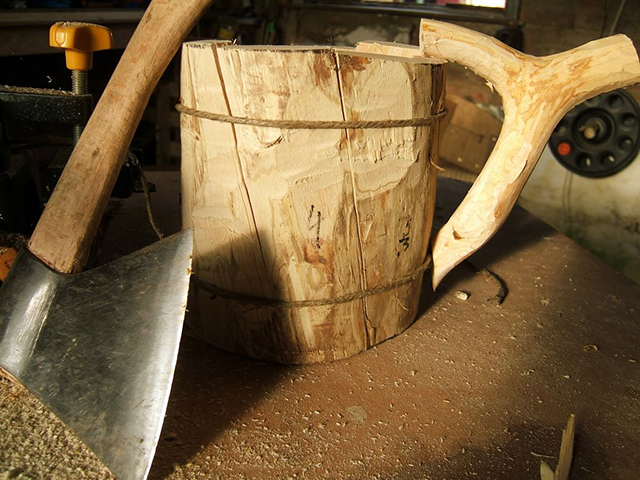 How to Make a Wooden Viking Style Beer Mug