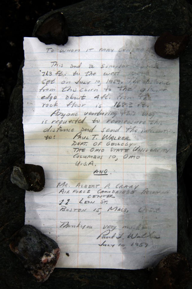 Message in a Bottle Found Near Canada Glacier