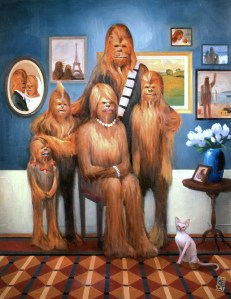 Wookie Family Portrait by Maya Gohill2