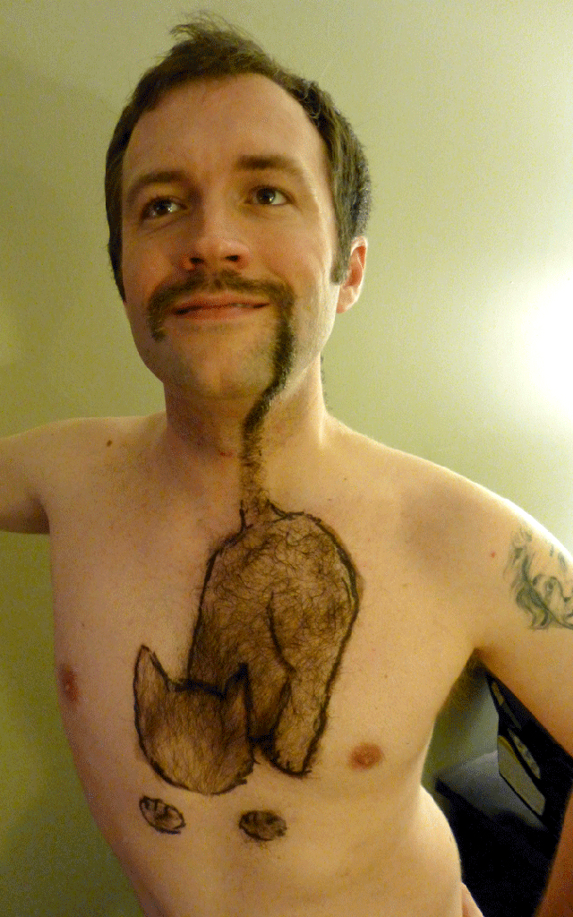 Jonathan Burnside Feline Movember Mustache 2013