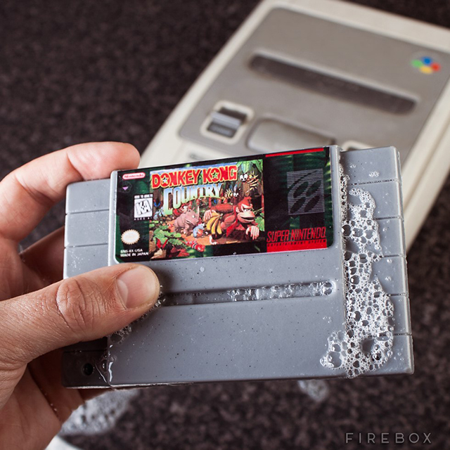 Super Nintendo Video Game Soap Cartridges