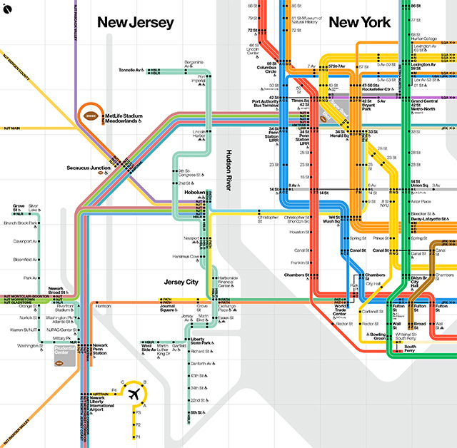 Regional Transit Diagram for Super Bowl XLVIII