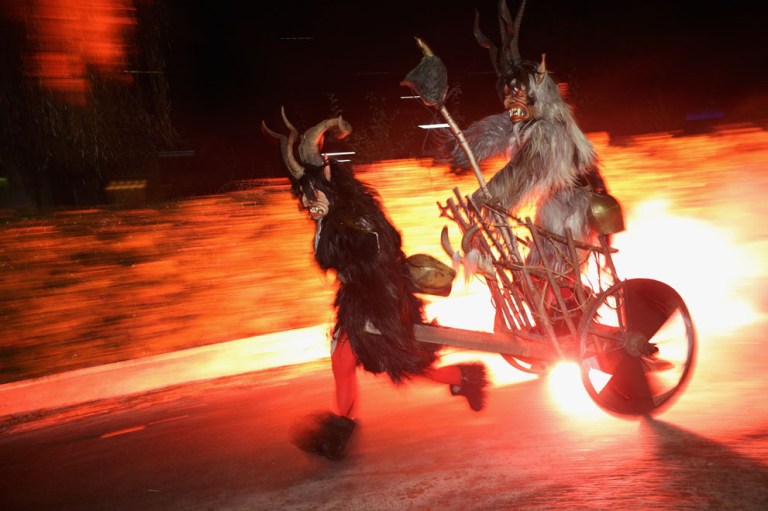 Photos of Krampus in Central Europe