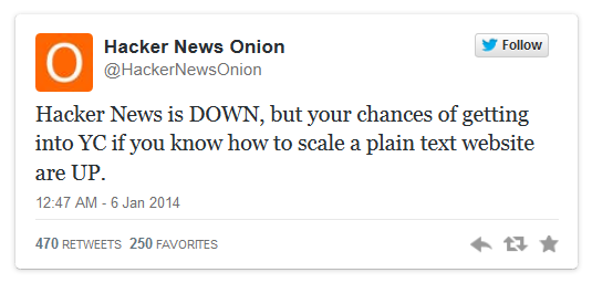 Hacker News Onion