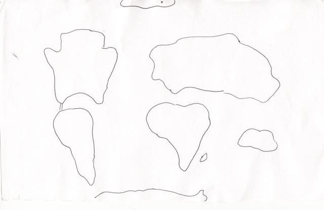 World Map Drawn from Memory