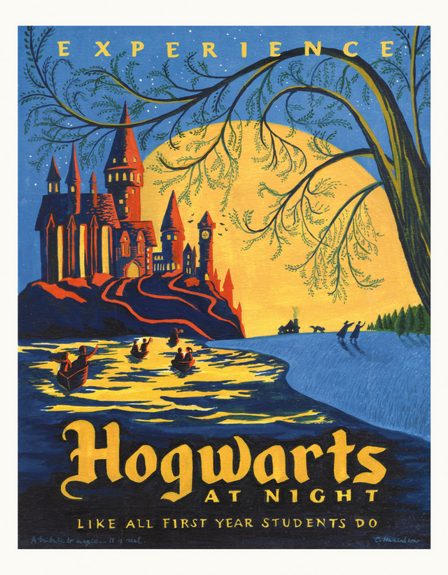 Magical 'Harry Potter' Travel Posters