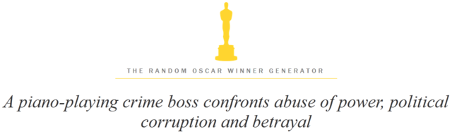The Random Oscar Winner Generator