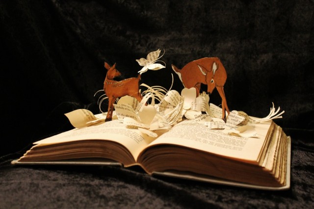 Book Scuptures by Jodi Harvey-Brown