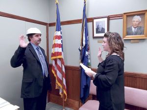 Pastafarian Town Council Member Sworn In While Wearing Colander