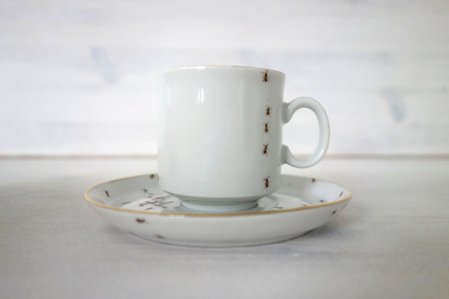 Ants Cup and Saucer