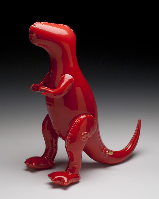 Ceramic Sculptures of Inflatable Toys by Brett Kern