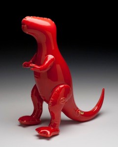 Ceramic Sculptures of Inflatable Toys by Brett Kern