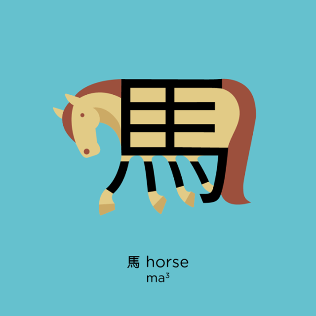 Chineasy Horse Illustration