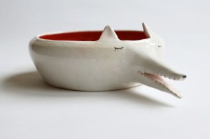 Delightful Handmade Ceramic Dishware Shaped Like Animals