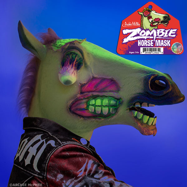 Glowing Zombie Horse Mask by Archie McPhee