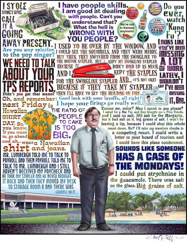 Case of the Mondays Office Space Tribute 