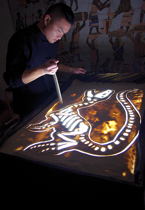 Sand Art by Jin Lee