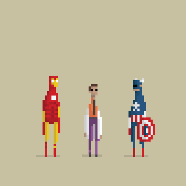 The Avengers - Pixelomics