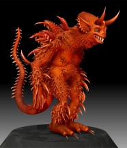 3D ZBrush Models Of Creatures From The Original Dungeons Dragons Monster Manual