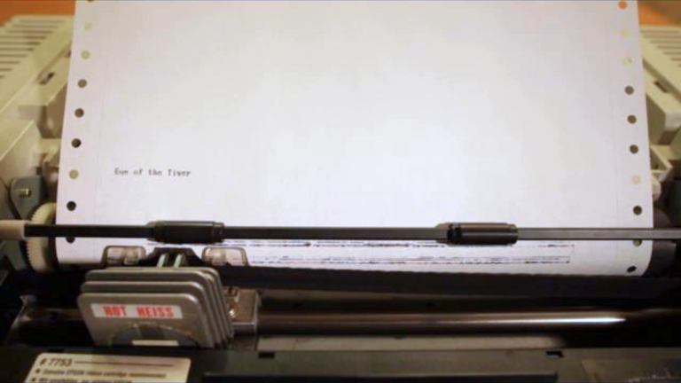 Eye of the Tiger Dot Matrix Printer