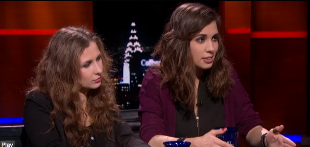Pussy Riot Members Make First American Television Appearance On The Colbert Report