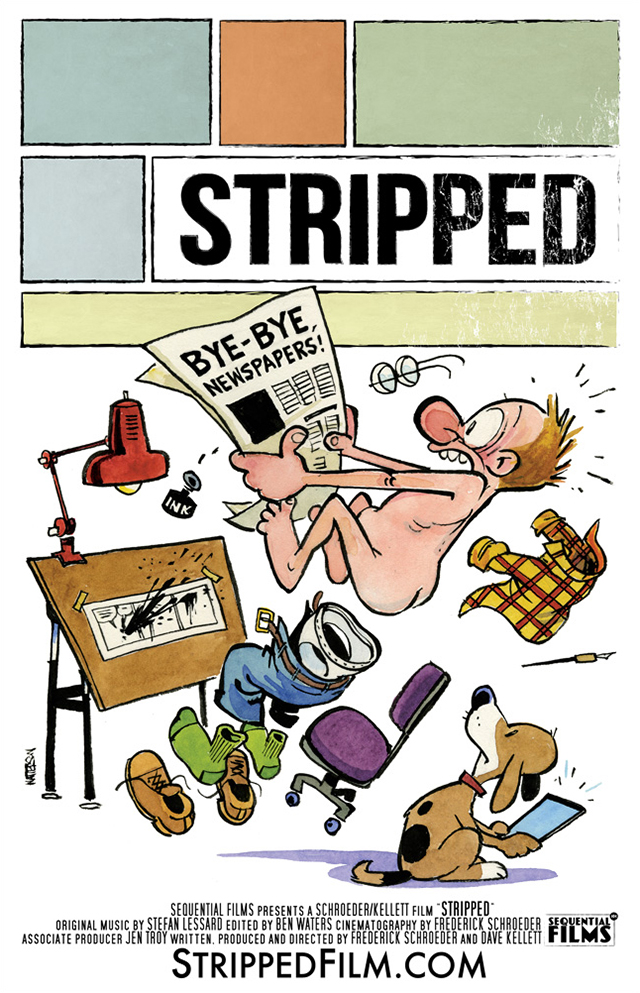 Stripped poster by Bill Watterson