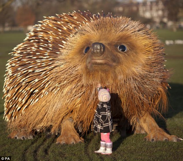 Giant Hedgehog Sculpture
