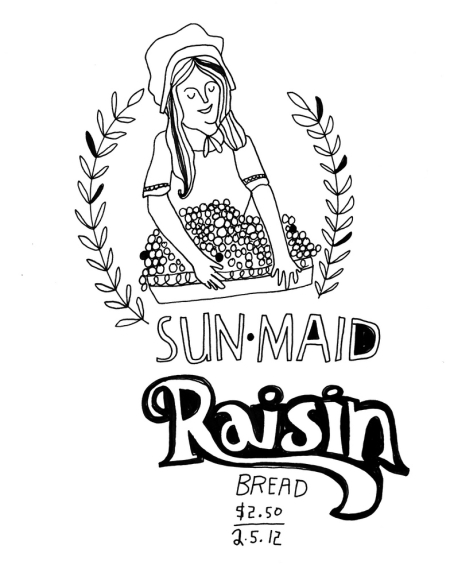 Daily Purchase Drawings Raisin Bread