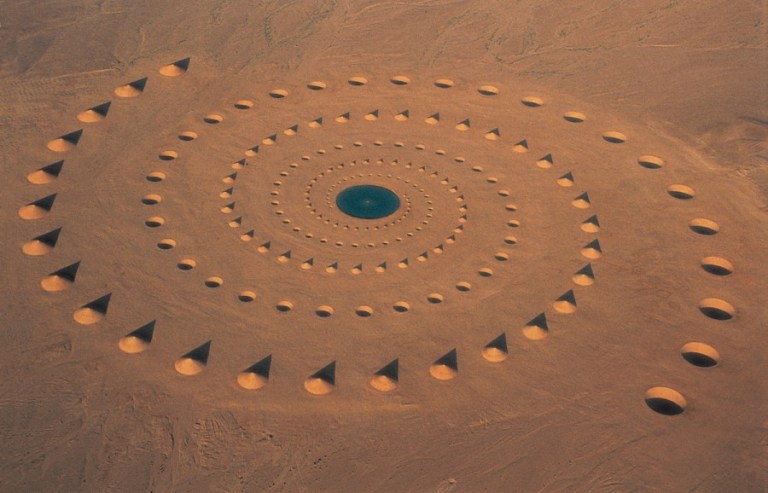 Desert Breath Land Art Installation in Egypt