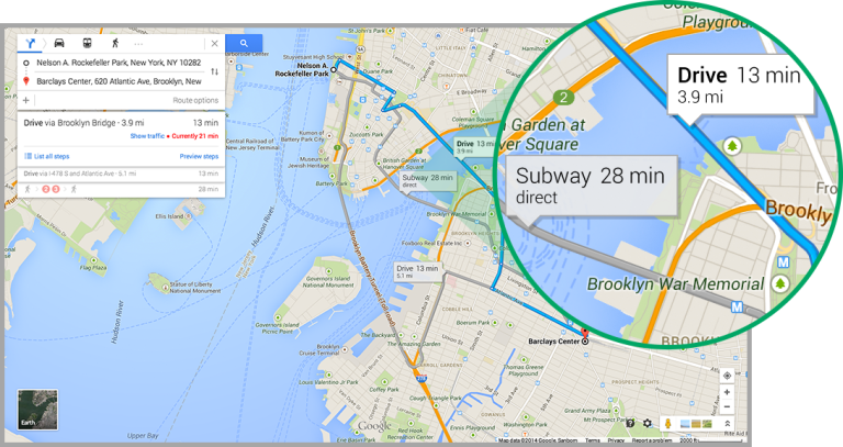 Google Maps Redesign